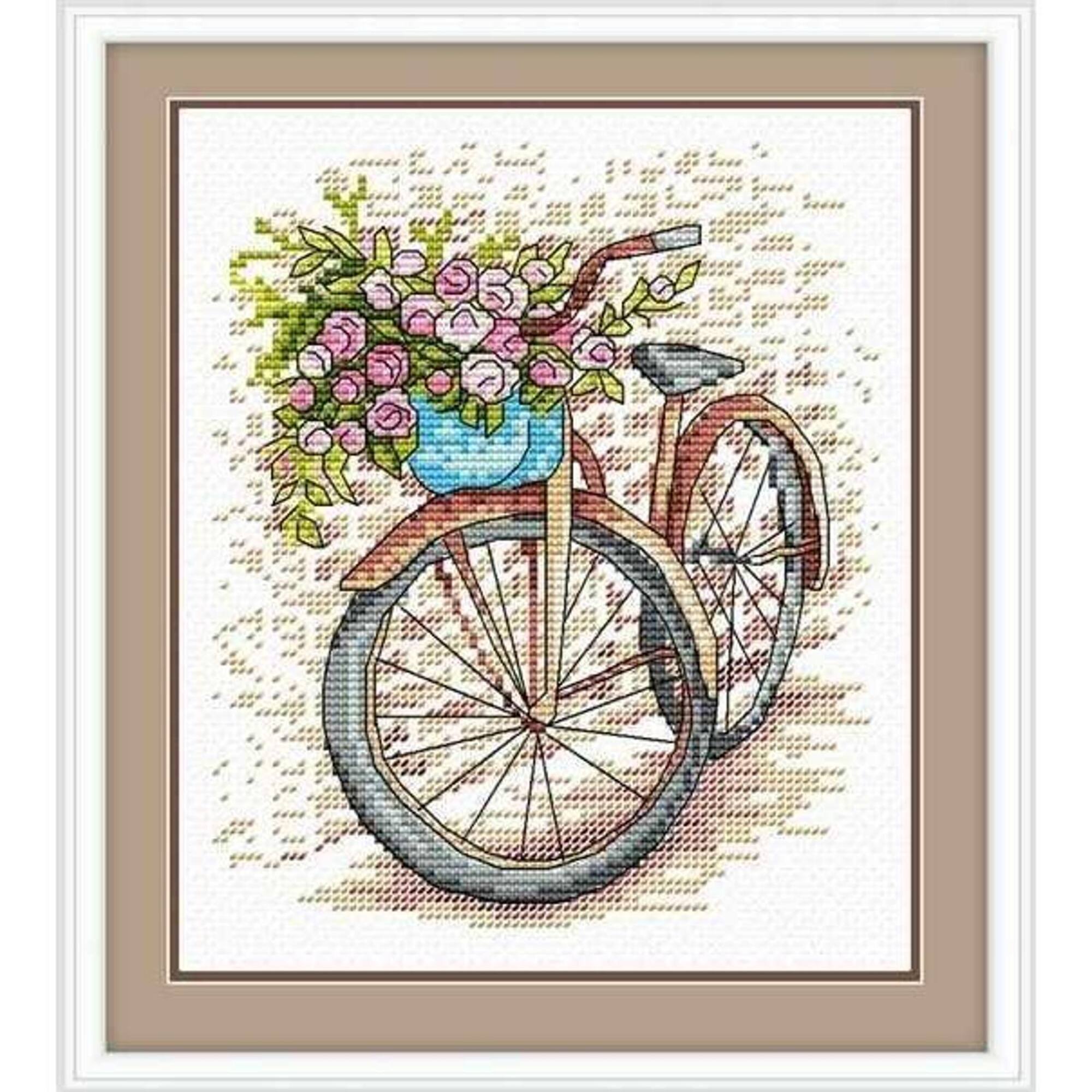 MP Studia Bicycle Cross Stitch Kit